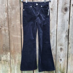 Gap Kids High Rise Velvet Flare Jeans with Washwell- Girls 8
